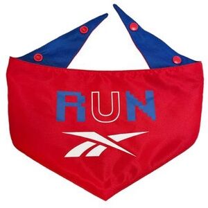 NWT Reebok Red RUN Dog Snap on Bandana L XL